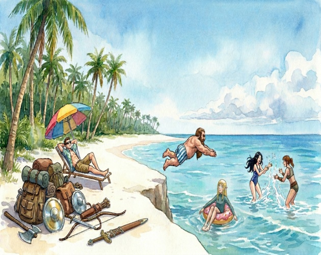 【ループ処理済み/ogg】ゲーム用BGM - 島・海岸