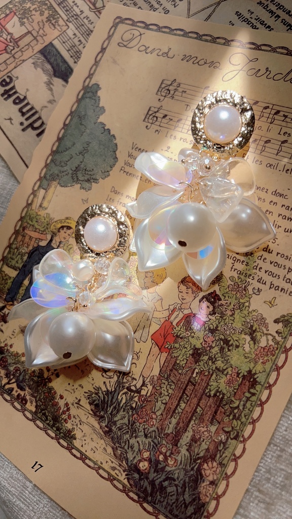 宝石の国冬眠パジャマイメージピアス