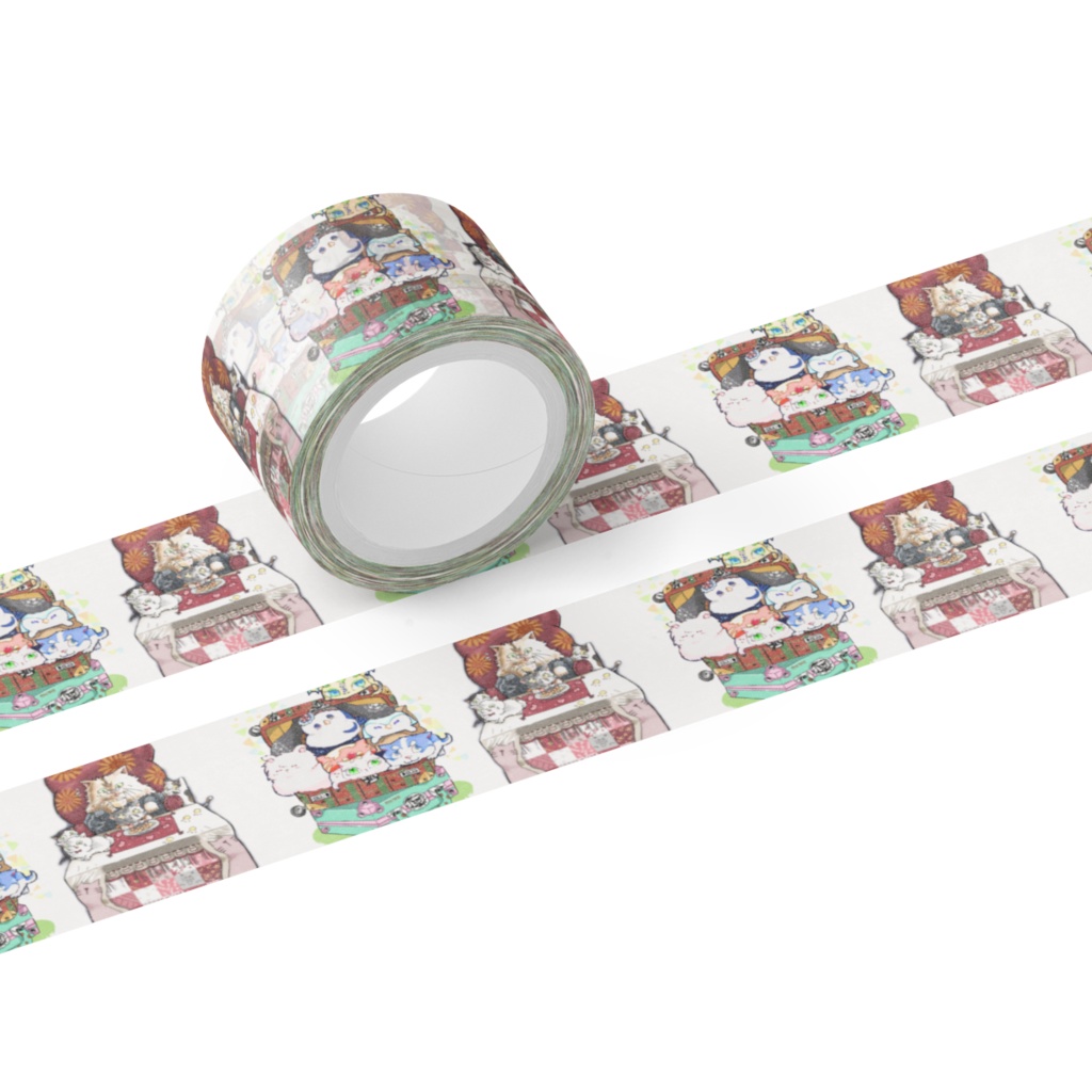 じい猫＆甘色マステ