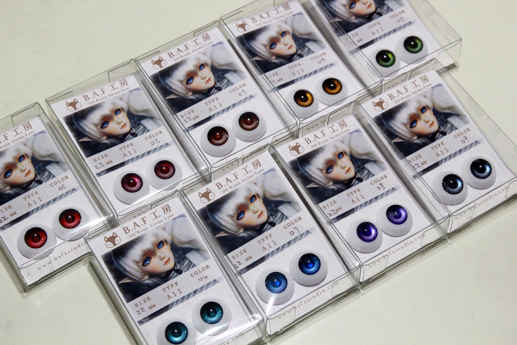 【B.A.F】レジンアイ-A11 18mm/20mm/22mm/24mm