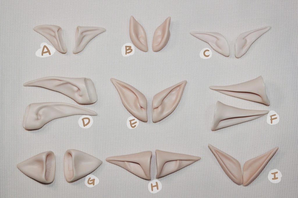 エルフ耳/精靈耳/Elf Ears Type - I for MDD DD DDP DDS DDY