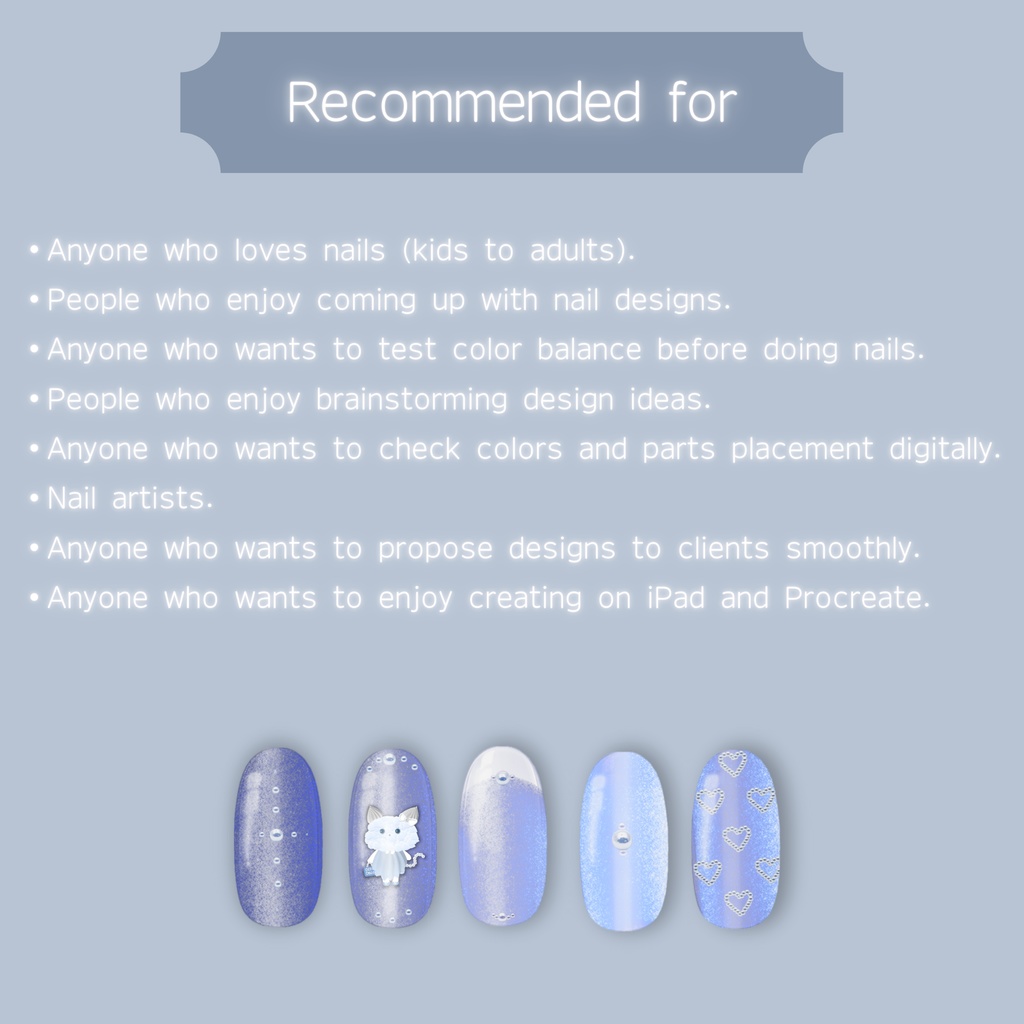 Glitter Nail Set