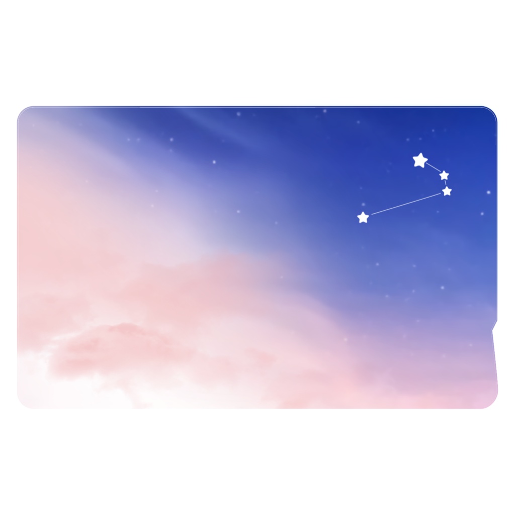 12星座のICカードステッカー