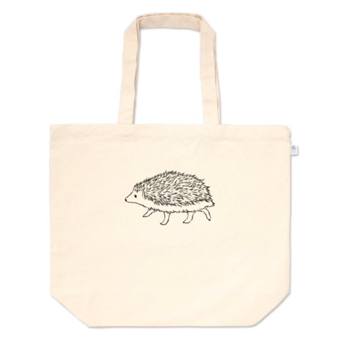 てくてくハリネズミのトートバッグ