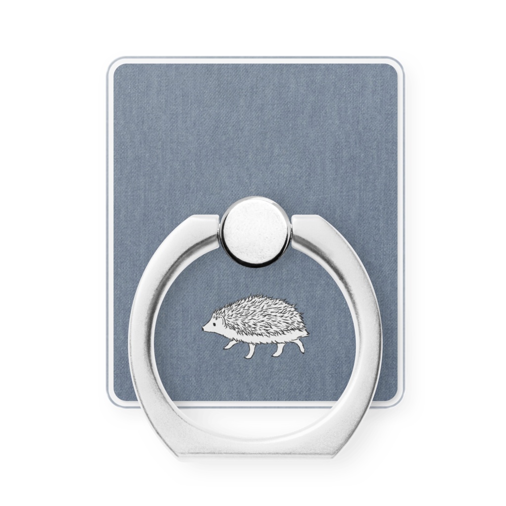 てくてくハリネズミのスマホリング