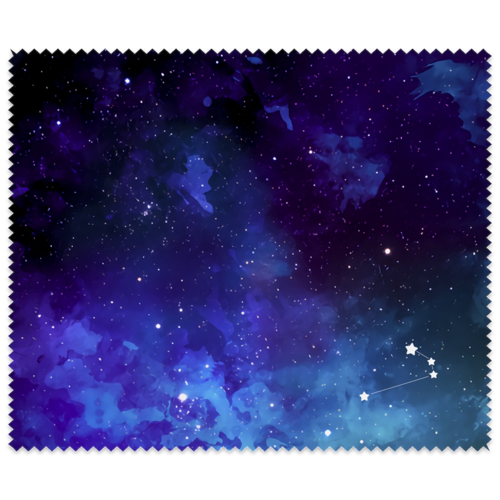 12星座の眼鏡拭き(青い夜空)