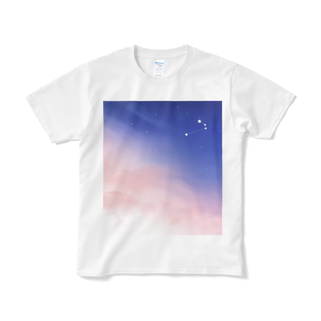12星座の夜空Tシャツ