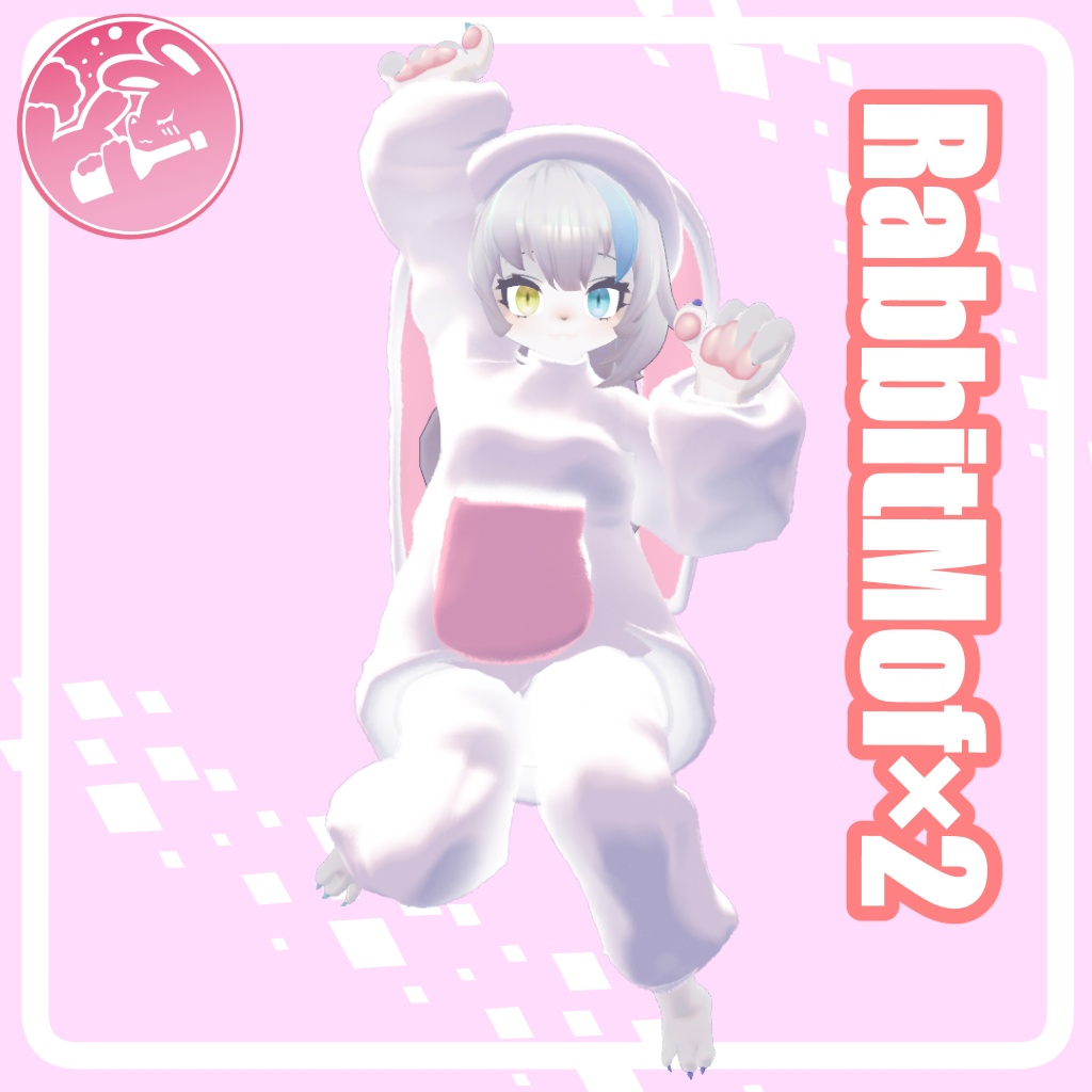 【VRChat】RabbitMof×2