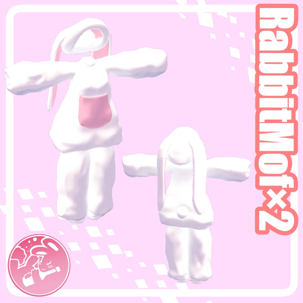 【VRChat】RabbitMof×2