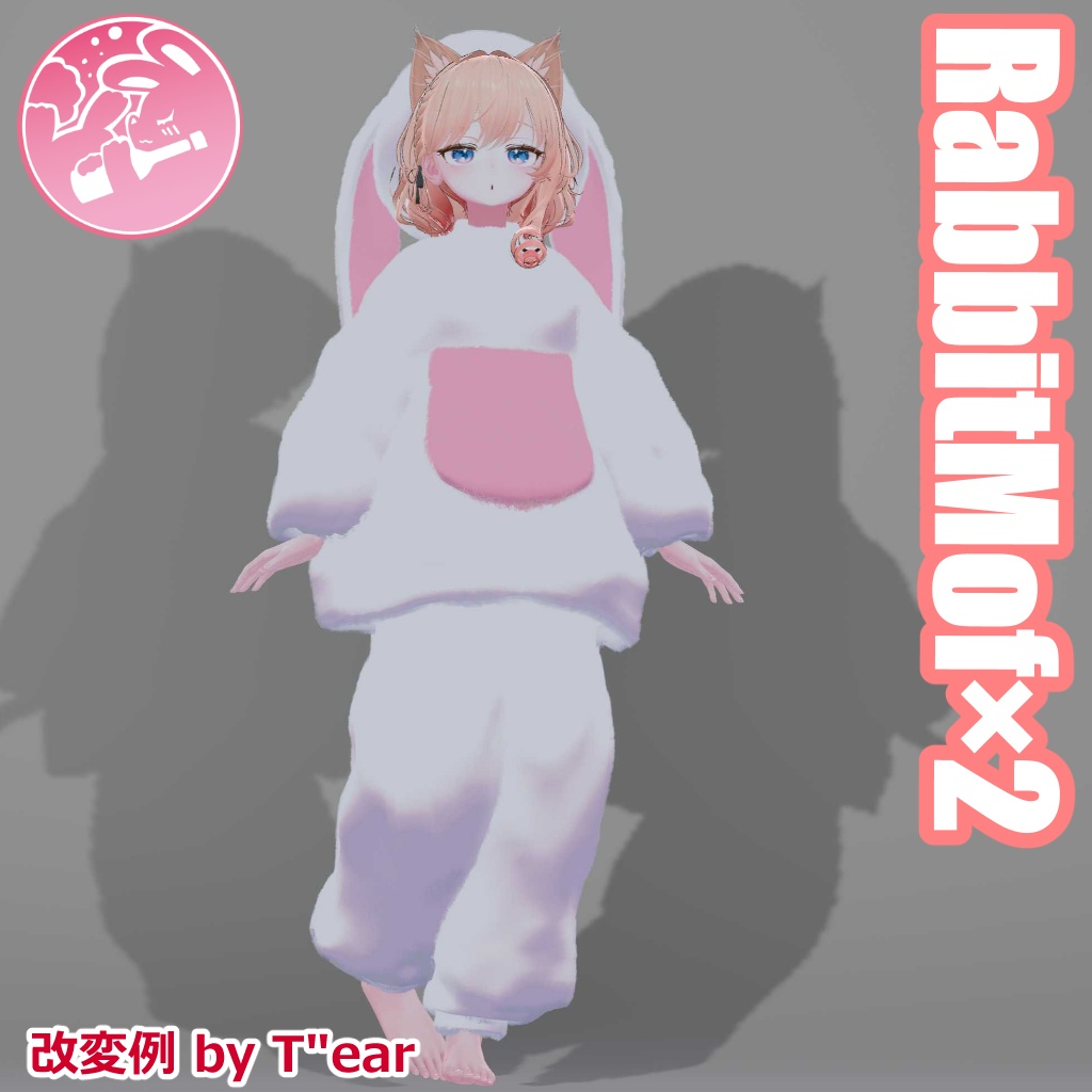 【VRChat】RabbitMof×2