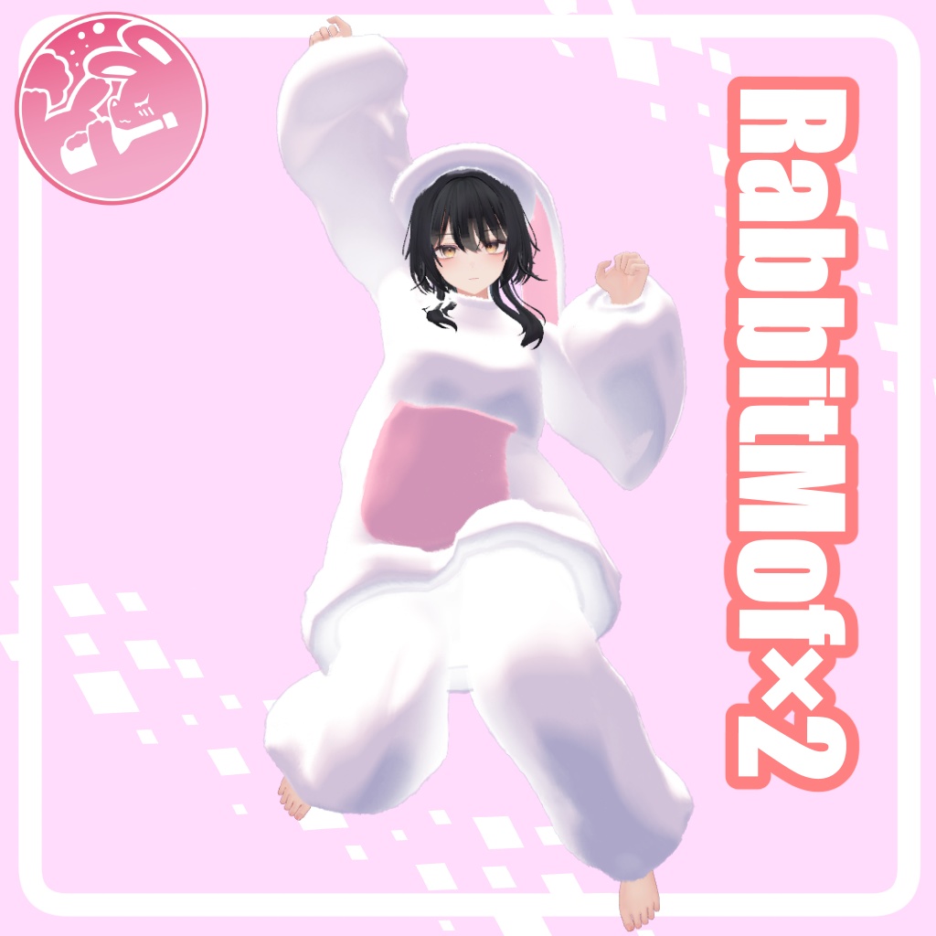 【VRChat】RabbitMof×2
