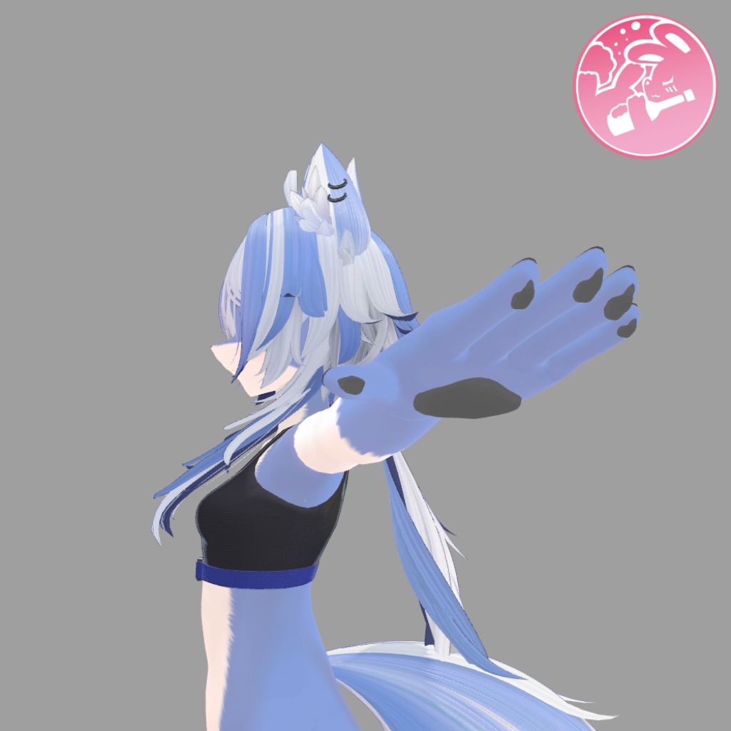 シロアケモ化セット【VRChat】