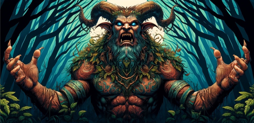 森の番人【フンババ】オリジナルデザインTシャツ