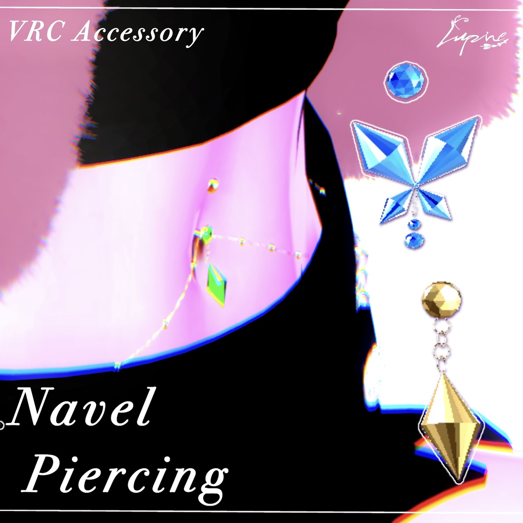 【Lasyusha対応】Navel Piercing-へそピアス-
