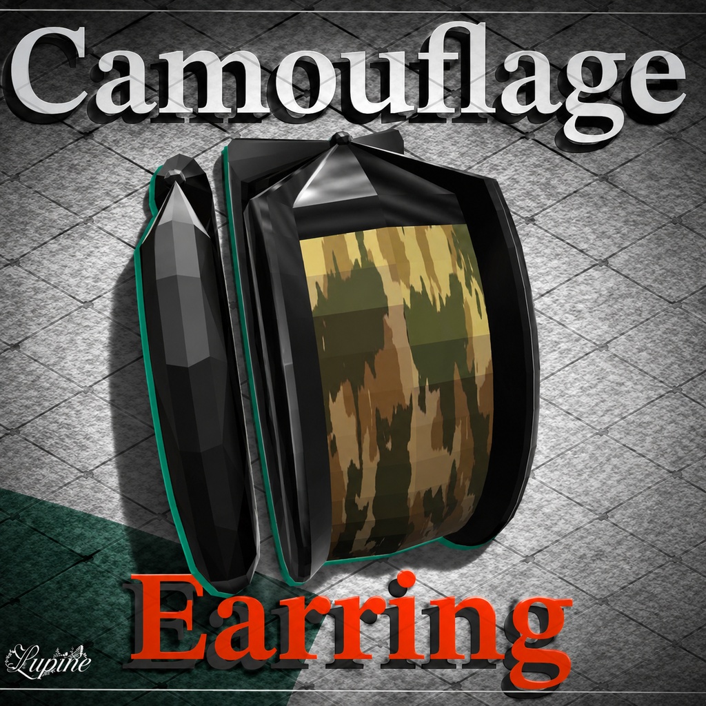 【吉嗣対応】Camouflage_Earring