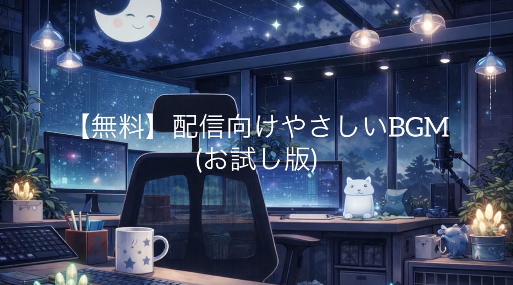 【無料】配信向けやさしいBGM（お試し版）