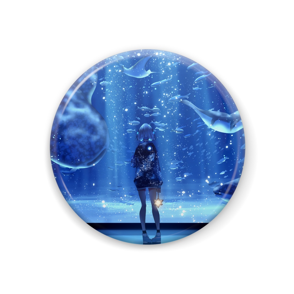 缶バッジ【水族館】