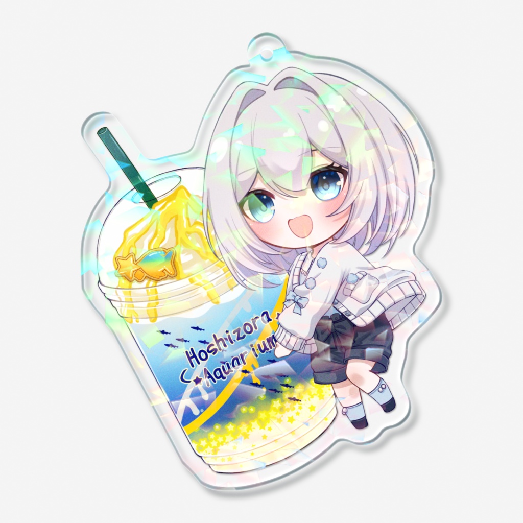 ホログラムアクキー(フラペチーノ)