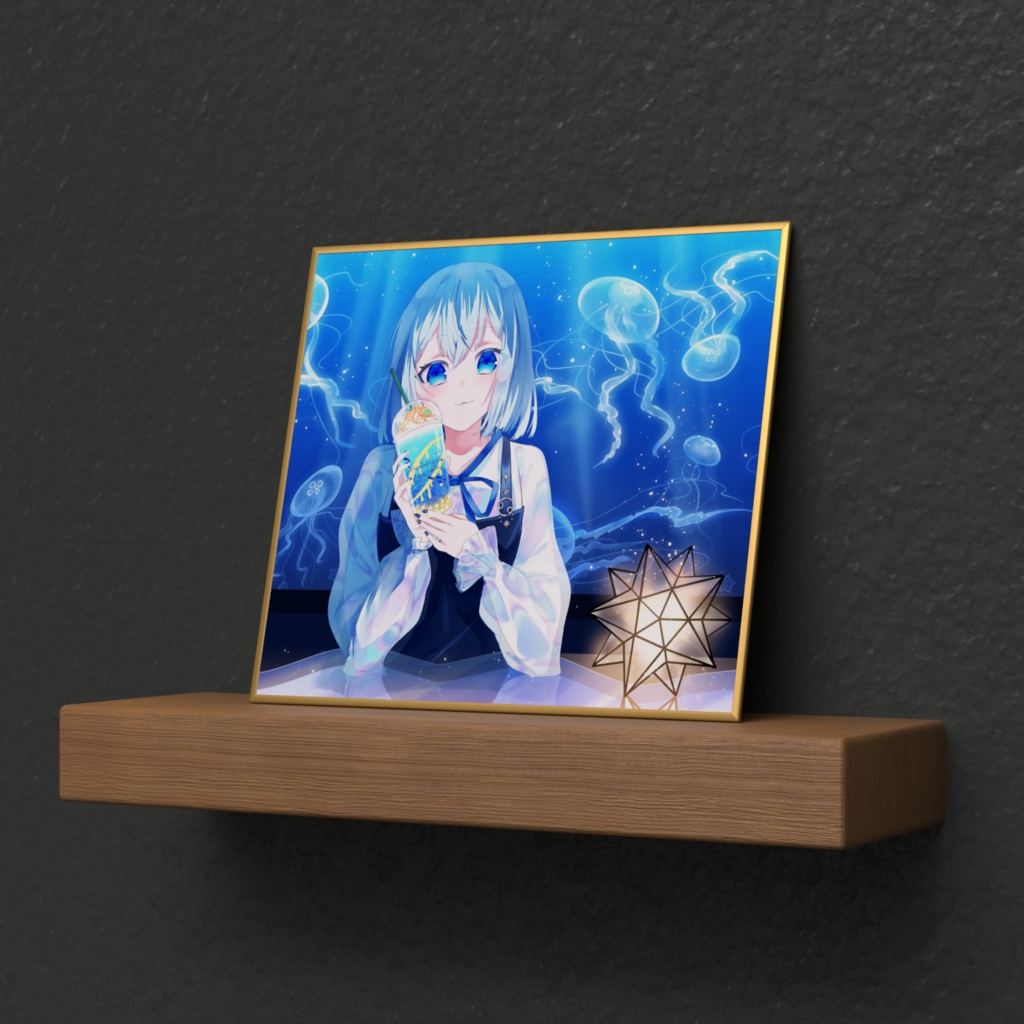 【ゆら星】ミニ色紙