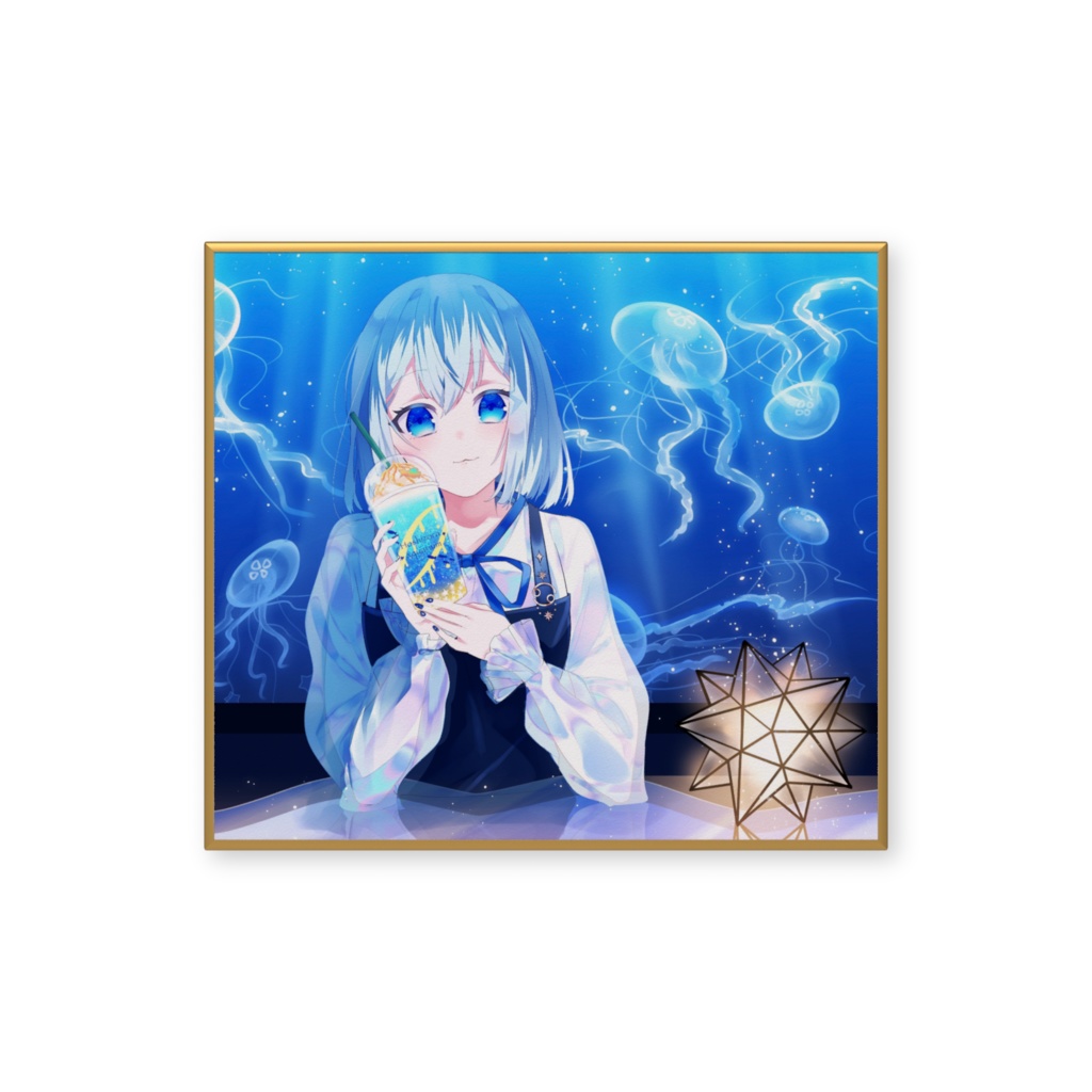 【ゆら星】ミニ色紙