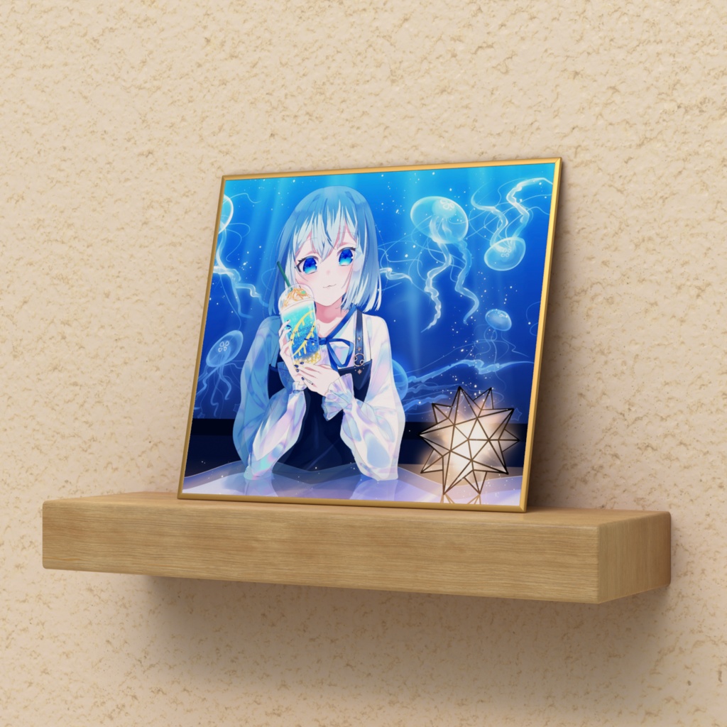 【ゆら星】ミニ色紙