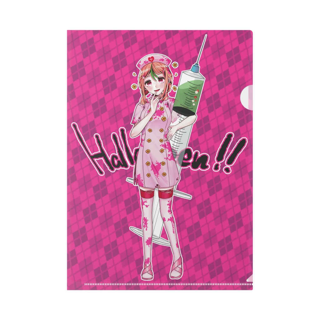 【優尾あみい】クリアファイル(ハロウィンナースあみい)