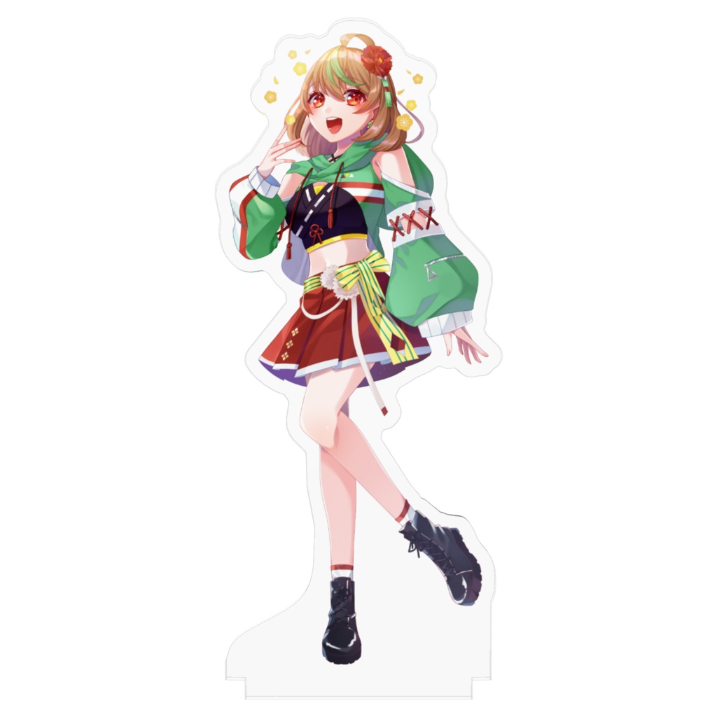 【優尾あみい】キービジュアル アクリルフィギュア(YouTubeデビュー4周年)