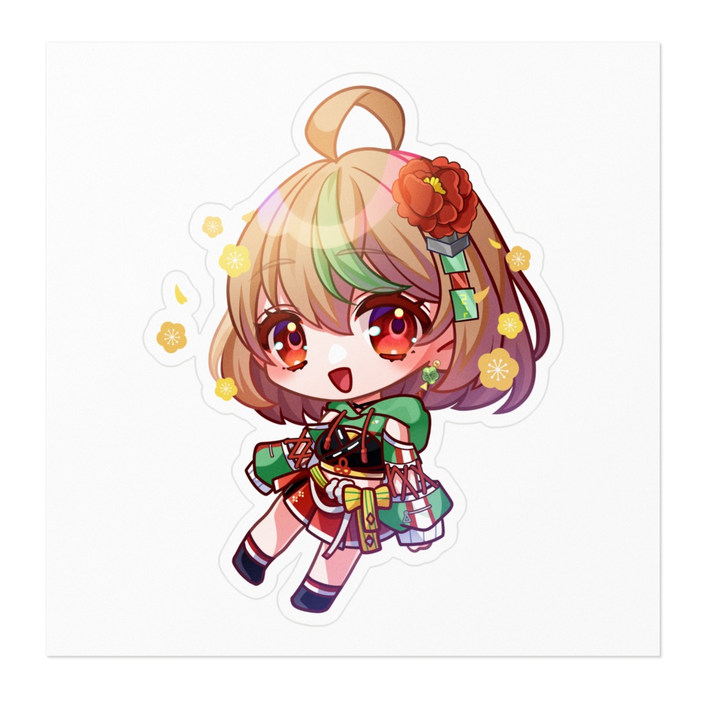 【優尾あみい】ステッカー(YouTubeデビュー4周年)