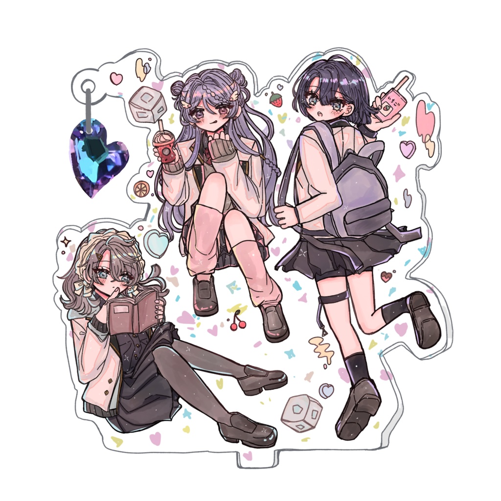 【非公式】ちぇりぶろアクリルスタンド