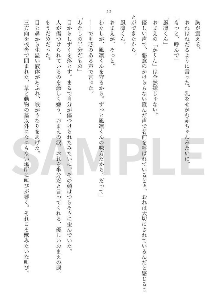 おまえはおれの、愛しい光。ーあなたはわたしの、かなしいひかり。ー