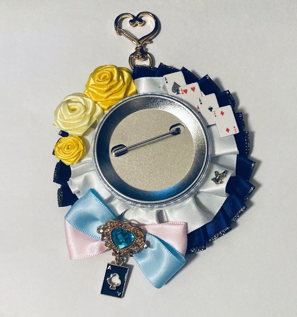 怪盗キッドイメージ 缶バッジロゼット