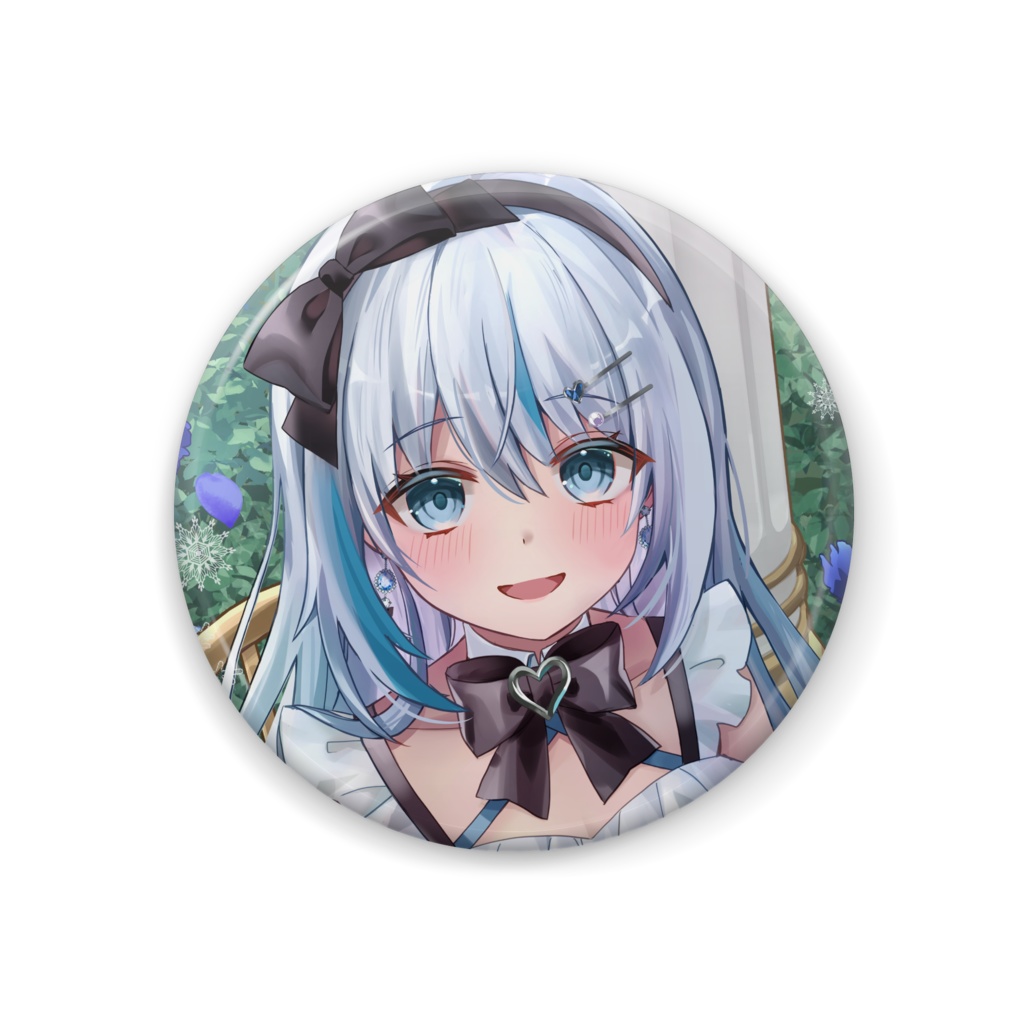 白雪ましろ2023年生誕&３周年記念／缶バッジ