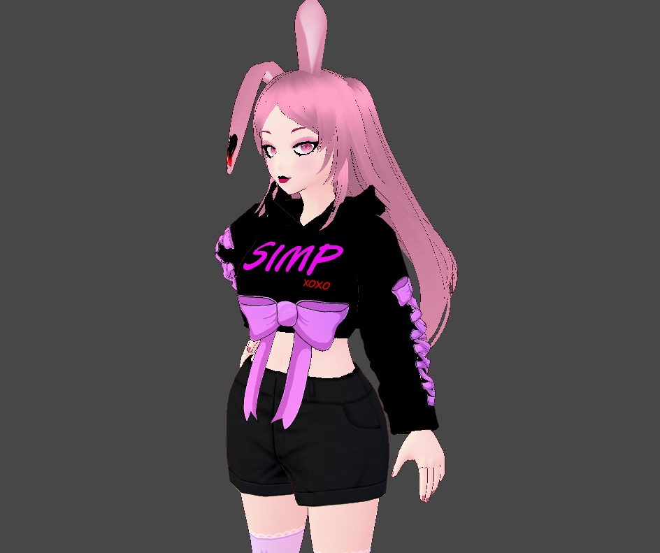 Cropped Hoodie #Vroid