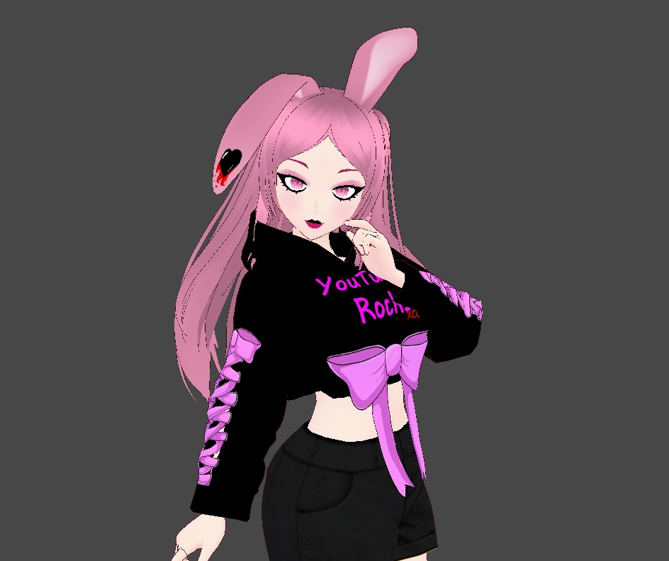 Cropped Hoodie #Vroid