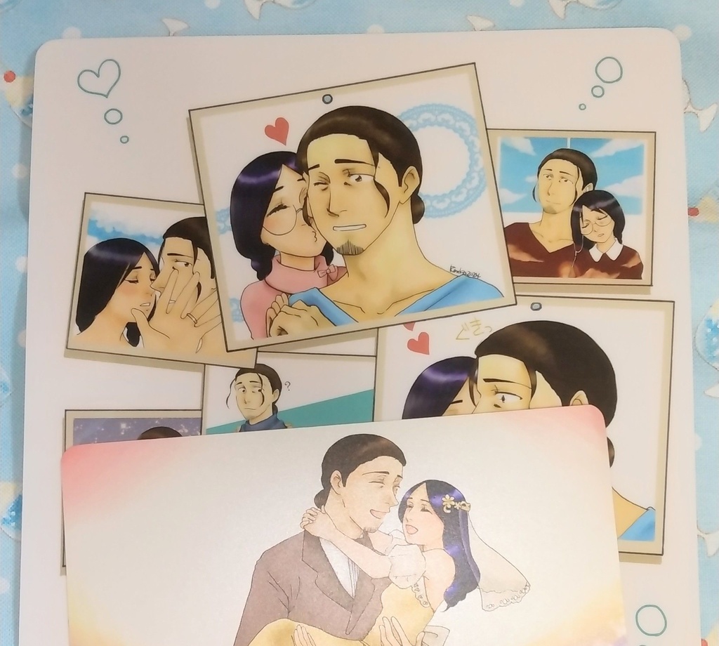 ブルークリームソーダ ちゅっちゅ下敷き