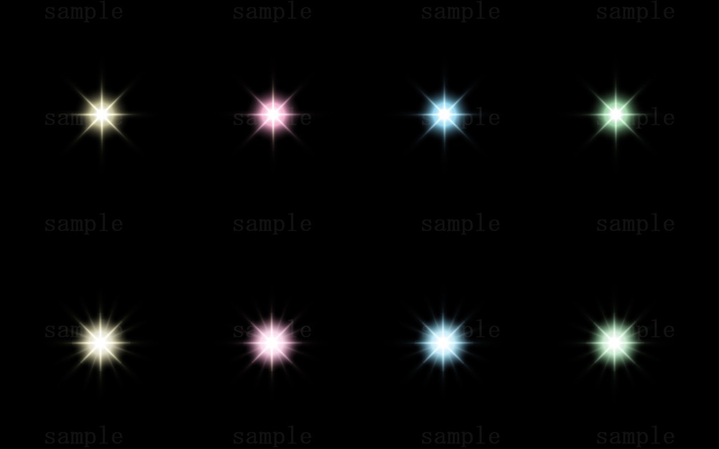【無料素材】star light icon
