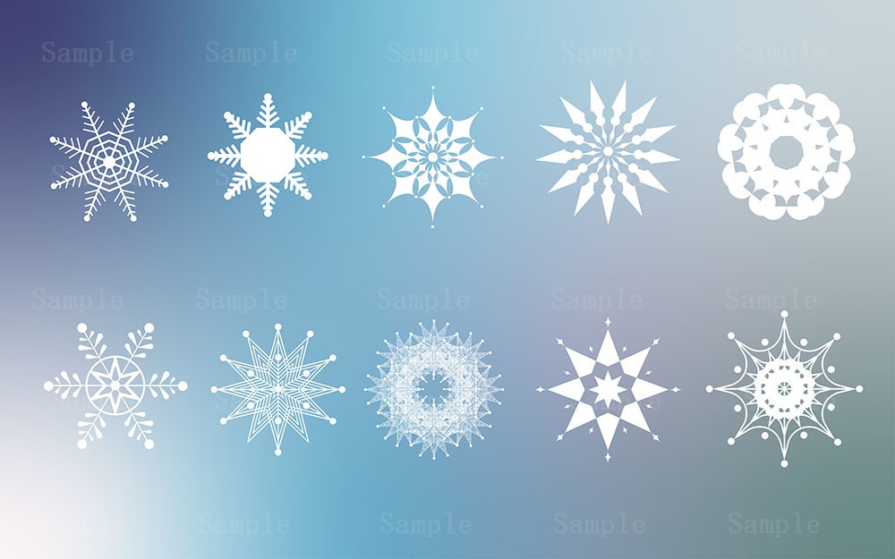 【無料JPEG素材】winter icon【冬素材】