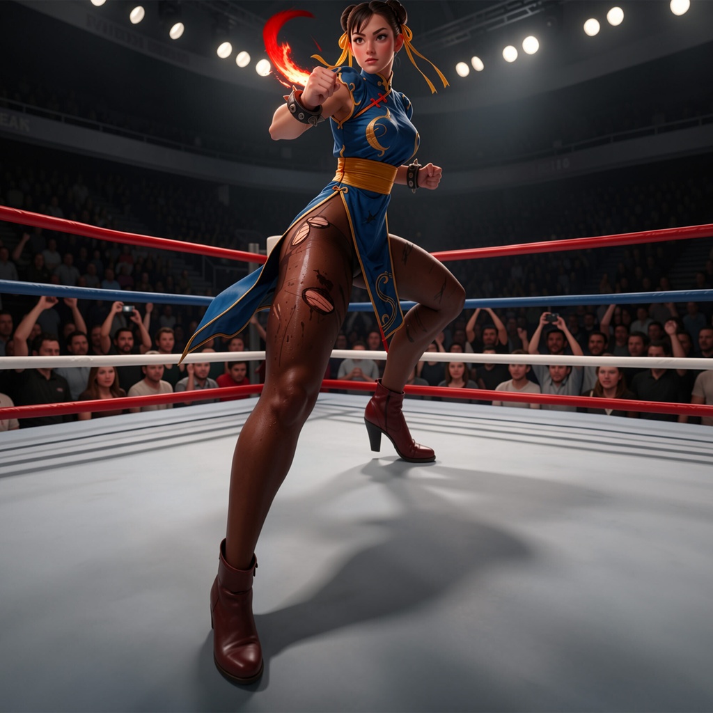 【STL】春麗 バトルダメージ版【STL Data】Chun-Li Battle Damaged Ver
