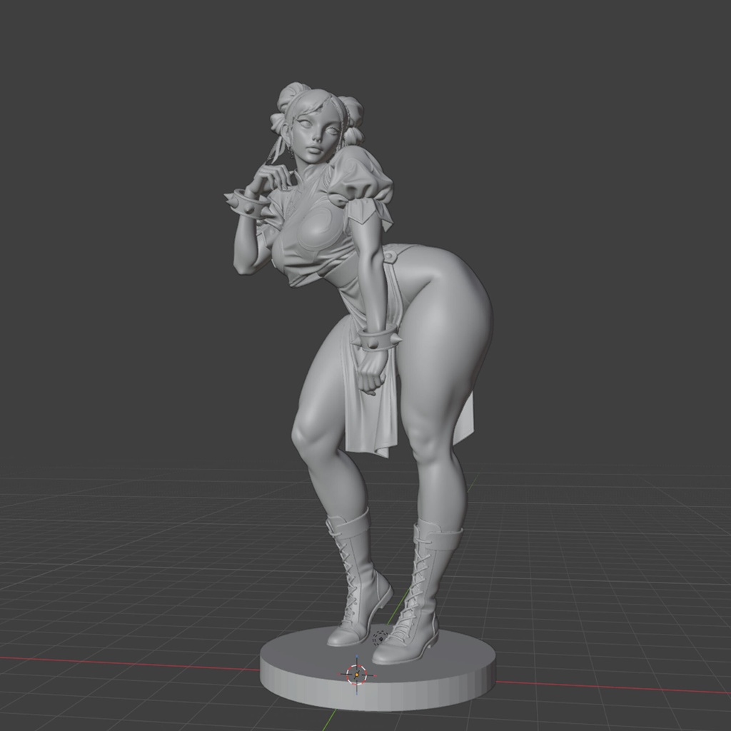 【STL】春麗 バトルダメージ版【STL Data】Chun-Li Battle Damaged Ver