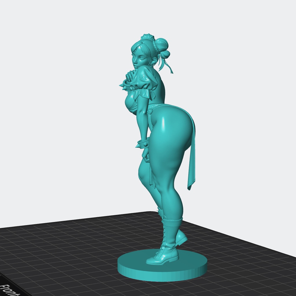 【STL】春麗 バトルダメージ版【STL Data】Chun-Li Battle Damaged Ver