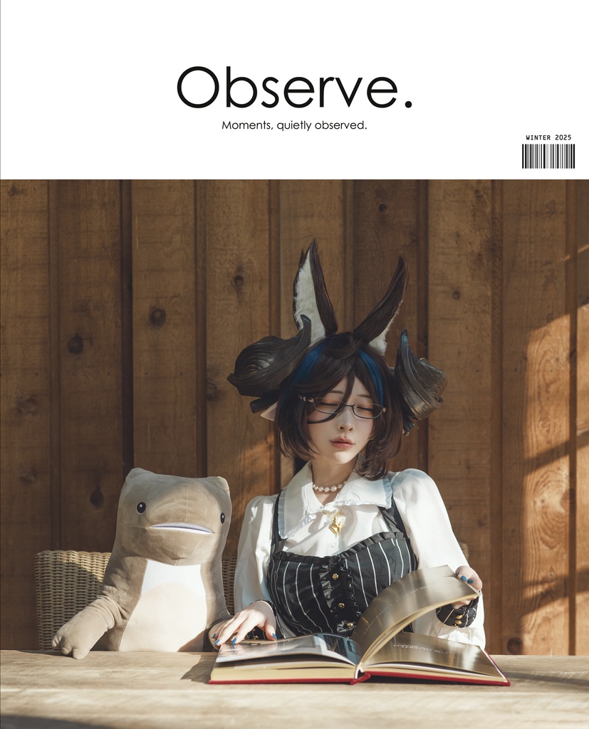 【C107新刊】眼鏡ガレヲン写真集「Observe.」
