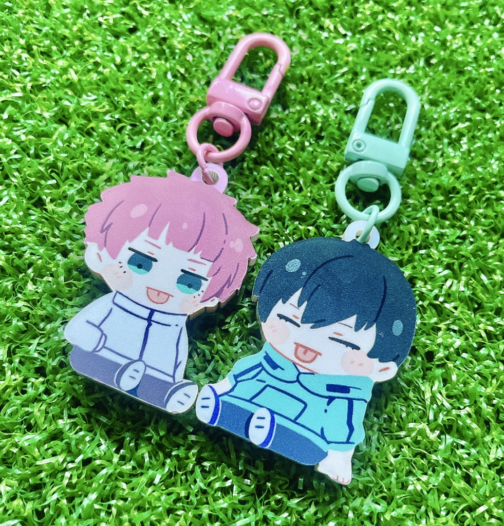 べーなフチなしアクリルキーホルダーセット