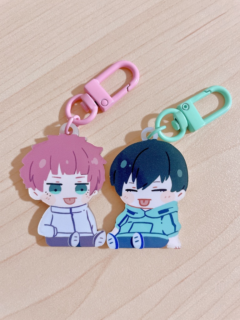 (訳あり)べーなフチなしアクリルキーホルダーセット