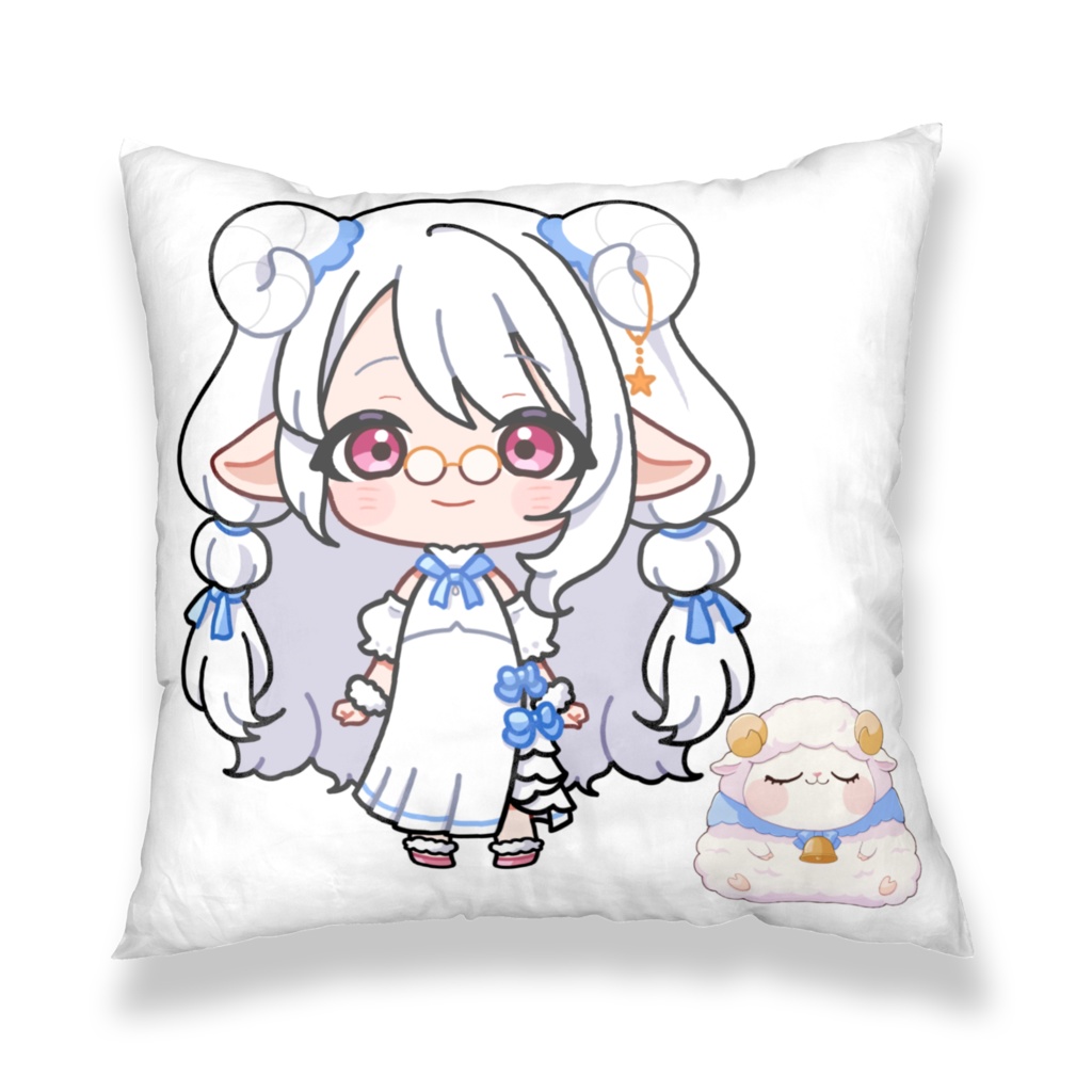 風りん＆おねむりん クッションカバー