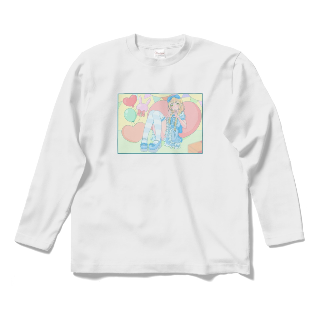 【非公式】アリスゆらちゃん【長袖Tシャツ・白】