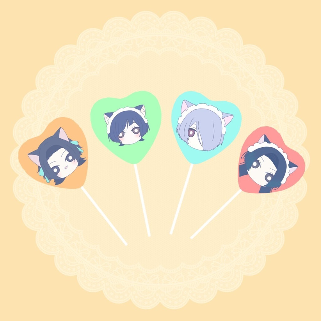 「ひといき。」ペロキャンキーホルダー