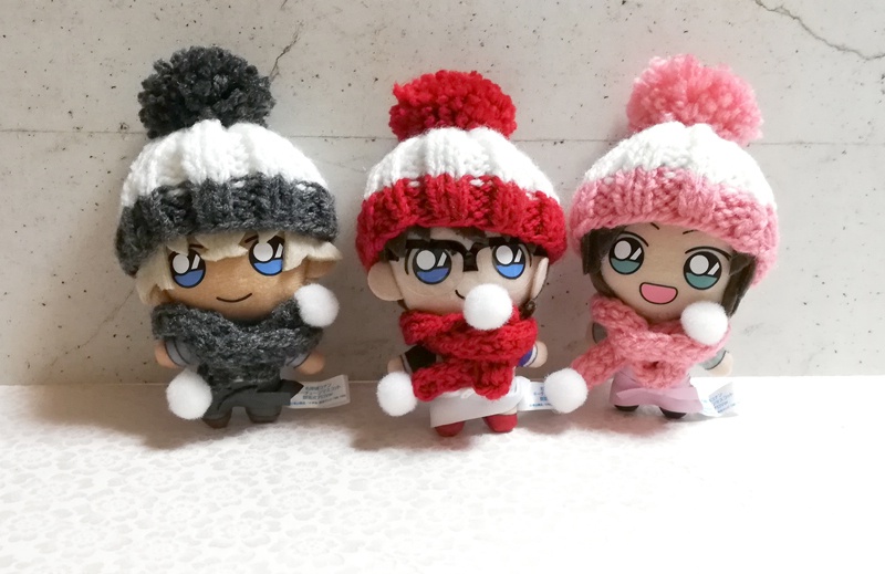 ぬい用 ふわもこニット帽+マフラー④