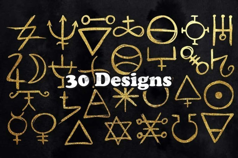 フォトショップ用ミスティックシンボルスタンプパック