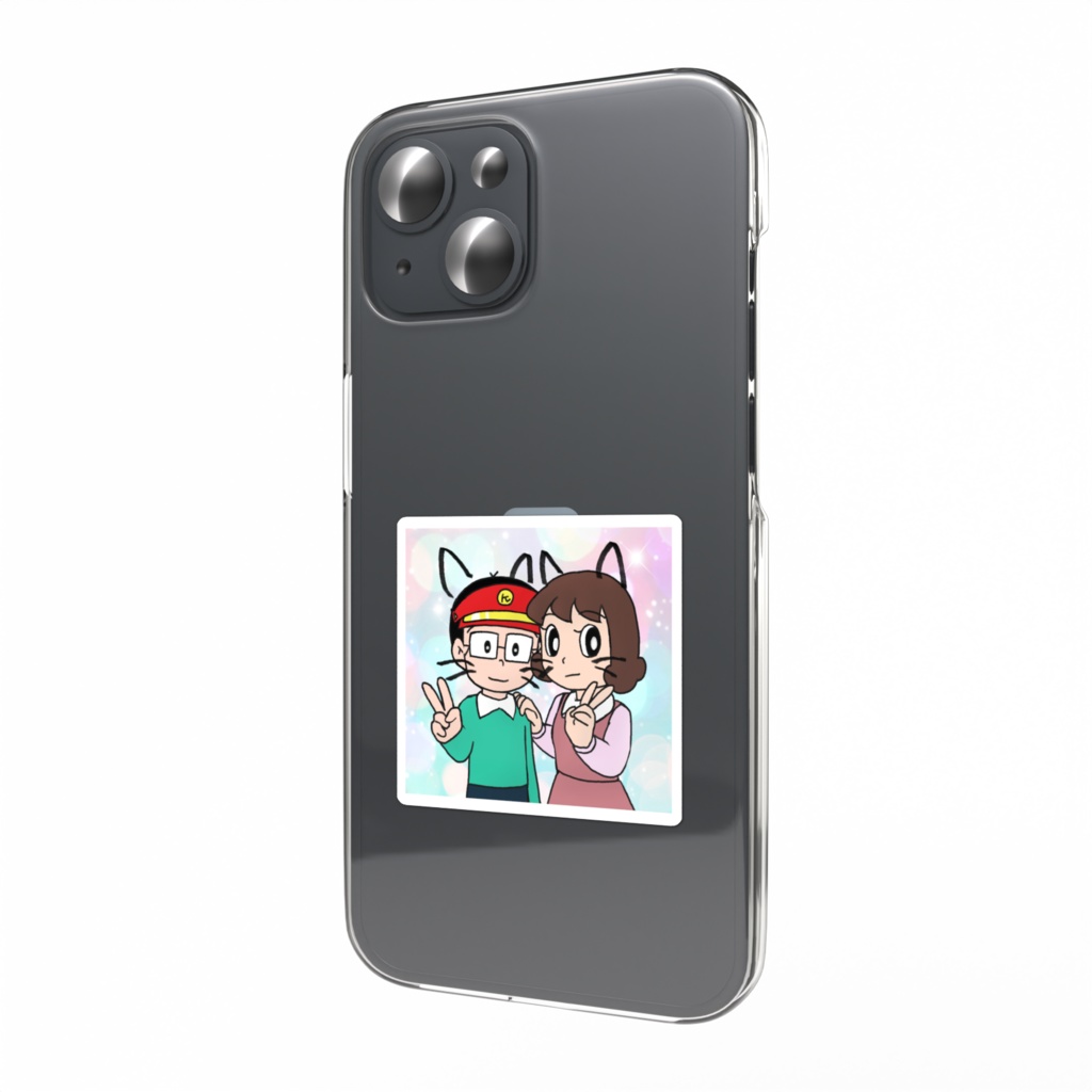プリクラ風スマホステッカー