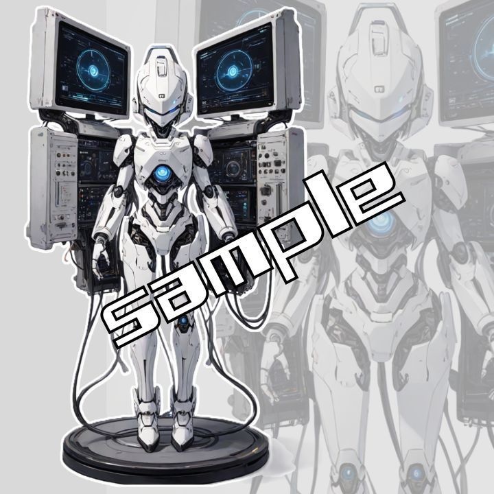 【立ち絵素材】ロボット01